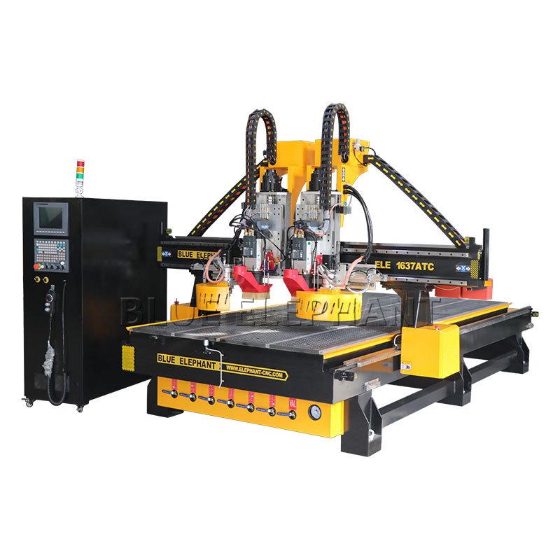 獨(dú)立雙頭圓盤自動換刀雕刻機(jī)